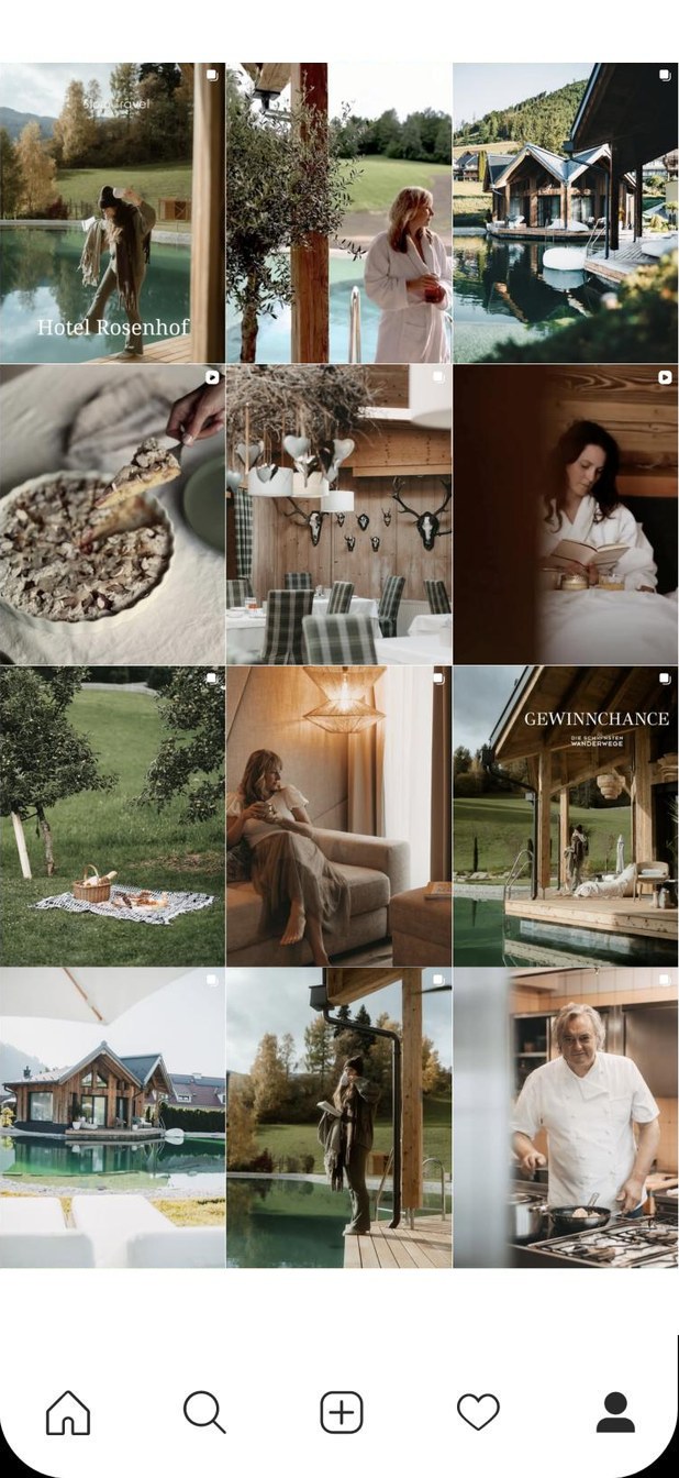 Instagram-Feed Rosenhof Murau