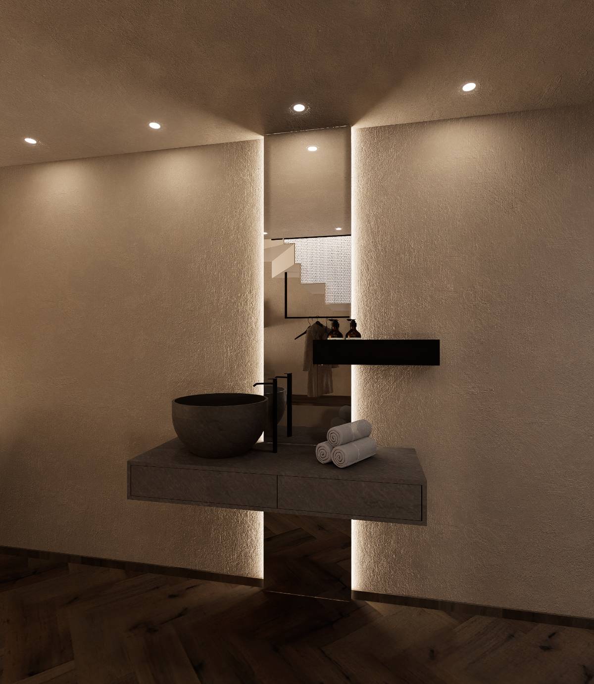 Badezimmer, zweite Ansicht