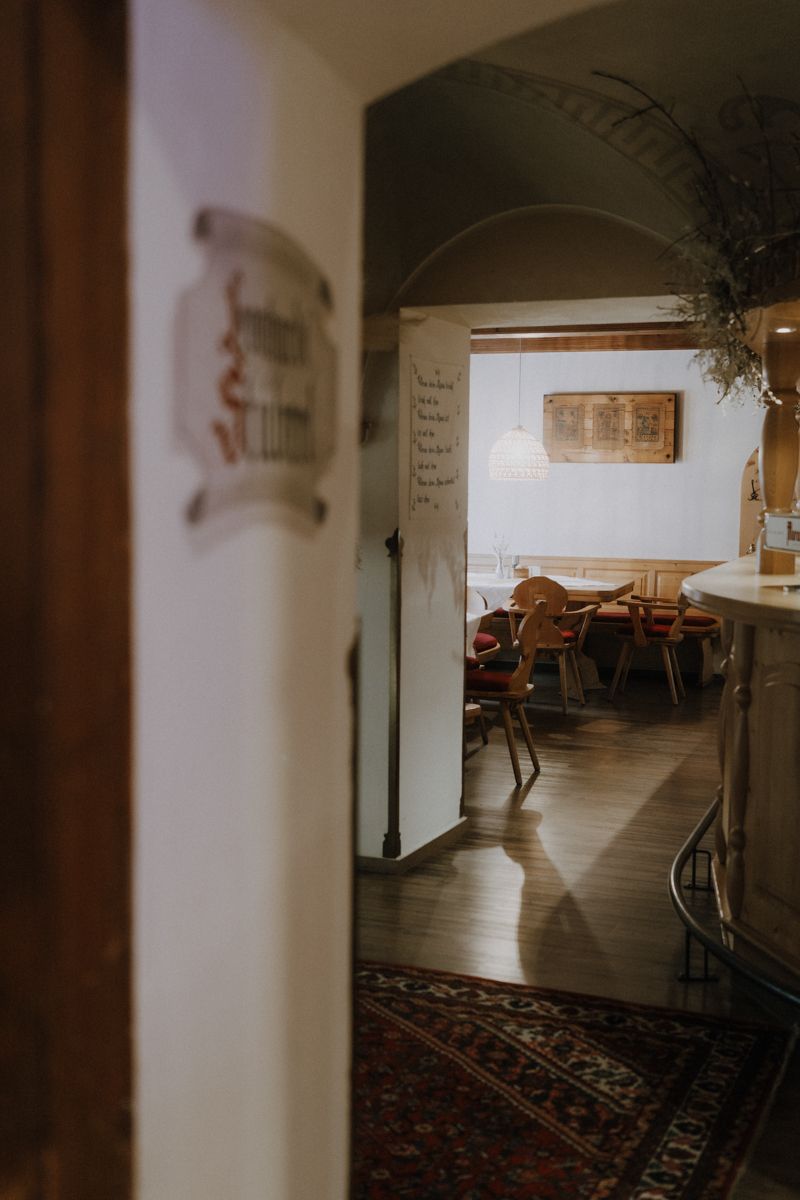 Blick in den Frühstücksraum