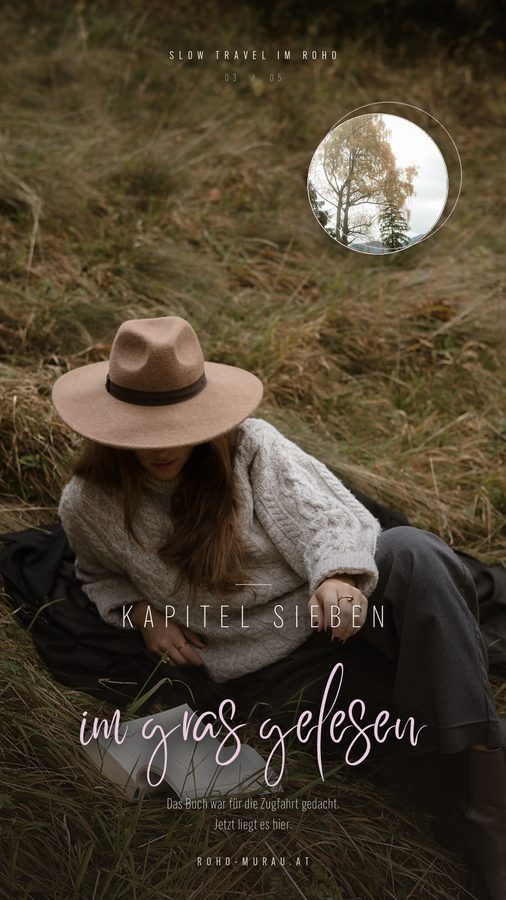Story-Slide: Im Gras gelesen