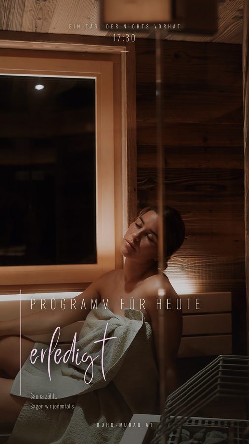 Story-Slide: Programm für heute – erledigt